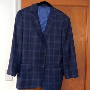 Beautiful blue checkered sports coat